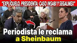 Sheinbaum debate con periodista: &ldquo;No, el Insabi no fue un desastre&rdquo;
