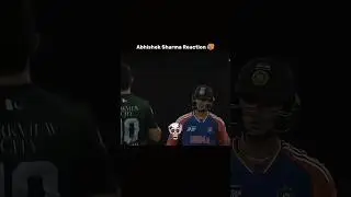 india vs pakistan Abhishek Sharma reaction India win by 7 wicket 🥵#team #india #cricket #today #4k