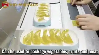 WIN WIN PACK Efficient Table-Top Food Wrapping Machine | 11 Packs/Min | for Vegetables, Fruit & Meat