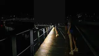 Summer night in Piraeus, Greece #night #nightlife #sea #marina #bridge #model #lady #elegant