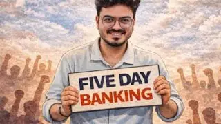 5 Day Work Week की मांग पर बैंक हड़ताल | 27 जनवरी लाइव &ndash; लीडर की जोरदार स्पीच #banking 