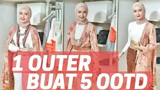 TUTORIAL 5 GAYA OUTER UNTUK ACARA RESMI ATAU SANTAI  | BEGINI CARANYA!