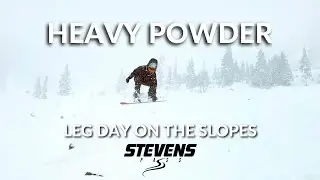 Heavy Leg Day in Powder at Stevens Pass