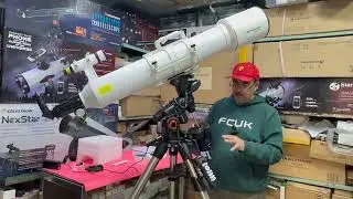 #Giant Bresser 6 inch #refractor on #celestron advanced vx goto mount #9899212222 all india ship