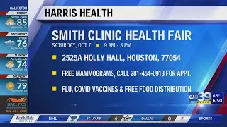 Free mammograms during Harris Health Smith Clinic Fair - Medical Minute, Idolina Peralez