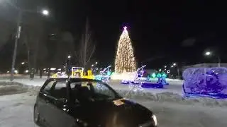 В новый год на Toyota Starlet Glanza. Underground style но не долго...