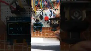 DIY Football Game on Arduino UNO 🕹️ | OLED Mini Game 🤯