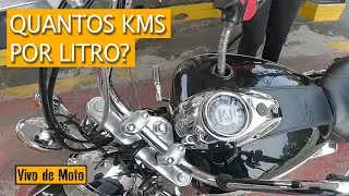 O consumo da Yamaha Drag Star 650cc