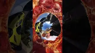 Dinner is served 🍕 Win $500 in the new #Insta360Eats Challenge! #Insta360 #foodie #shorts #fyp