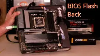 Как использовать кнопку BIOS Flash Back на материнской плате GIGABYTE B650 AORUS ELITE AX. Обновл...