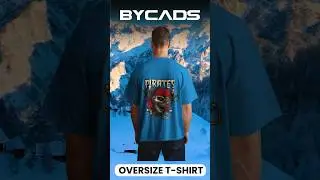 Dark Pirate Oversized Tee | Edgy Street Style &ndash; Bycads