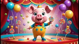 Этот маленький поросёнок &ndash; Jellybean Circus World | Веселая песенка про поросёнка для детей | Вол...