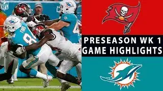 Buccaneers vs. Dolphins Highlights | NFL 2018 Preseason Week 1