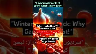 Health Benefits Of Garlic! #LahsunKeFayde #RawGarlicBenefits Eating Raw Garlic In Winter! shorts!