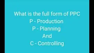 What is the full form of PPC ❓