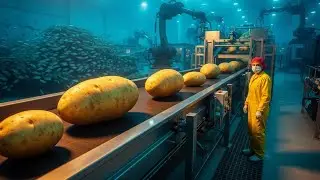 How Potato Chips Are Made Today 🥔 | Inside the Modern Factory Process (From Farm to Factory)