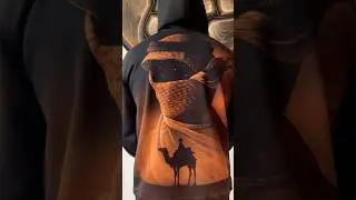 Bedouin art on hoodie