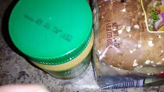 12 Whole Grains Peanut Butter and Homemade Apple Jelly Sandwich