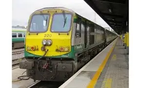Irish Rail (IE) loco-hauled push-pull Mk4 trains September 2014