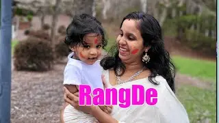 Happy Holi || RangDe Photoshoot || Matching Outfits Telugu Vlogs from USA || Bharathis Daughter