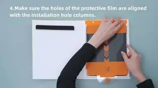 SPARIN W05 Installation Guide for Tablets Screen Protector with Easy Application Tray