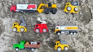 Mencari Mainan - Review Mainan Truk Tangki Shell, Mixer Truk, Eskavator, Dump Truck, Truk Sapi