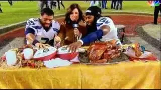 [YTP] Vince Wilfork steals Richard Sherman and Russell Wilson's Turkey