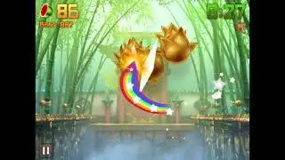 MegaNinja vs. Fruit Ninja Series Episode 1: Radical Rainbows Event!