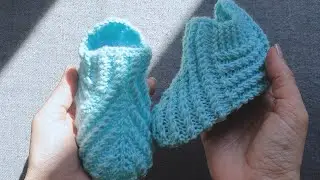 Следки спицами / 6-9 мес
