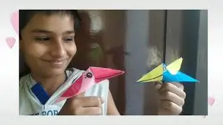 finger puppet# paper craft Bird#hou to make paper bird# puppet//