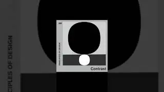 principles of design #contrast #design #shapes #animation
