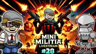 Mini Militia #28  - OP Gameplay & Funny Moments