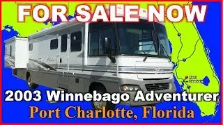 2003 Winnebago Adventurer 38G Used Class A Gas Motorhome, Florida, Punta Gorda, Fort Myers