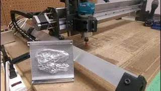 3D Aluminum T-rex on a Hobby CNC | LongMill CNC