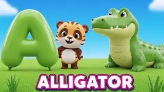 ABC Animals Song | Learn Alphabet with Cute Animals (Kids 2&ndash;5)