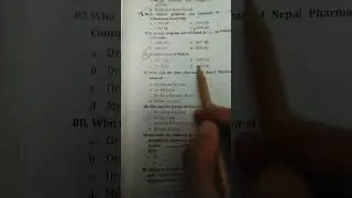 #npc # drug act 2035 #pharmcist  exam preparation #loksewa