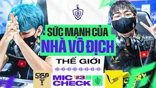 MIC CHECK #3: SỨC MẠNH CỦA NH&Agrave; V&Ocirc; ĐỊCH THẾ GIỚI | VGM 3-0 SGP | ĐTDV M&Ugrave;A Đ&Ocirc;NG 2022