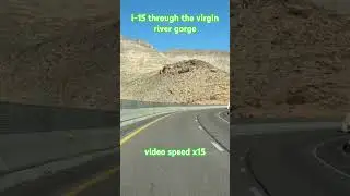 i-15 through virgin river gorge #shorts