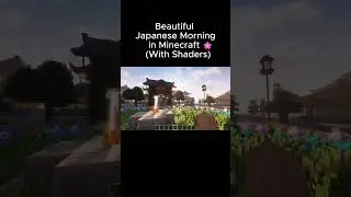 Peaceful Morning in Japan&hellip; But in Minecraft 🌸✨