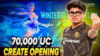 CREATE OPENING BGMI😍|winterglow sylph|ULTIMATE SET| JONATHANGAMING crate opening |70k UC
