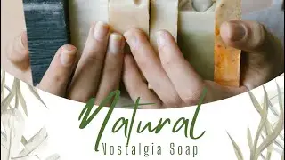 Soap made with all natural from the earth colorants! What scents remind YOU of childhood summer??