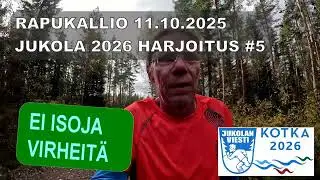 Jukola 2026 harjoitus #5 | Rapukallio 11.10.2025