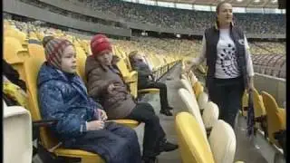 Первая экскурсия на НСК Олимпийский в 2012 году