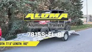 Aluma 7815S-BT utility trailer