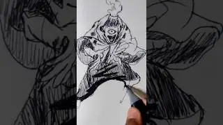 Speed drawing stickman | transformation 🔥 #shorts #art #anime #drawing