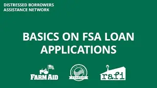 Basics on FSA Loan Applications (DBAN Gathering Training)
