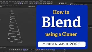 How to blend using a cloner in Cinema 4D 2023  @MaxonVFX