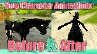 ✔ BEFORE & AFTER New Character Animations Star Stable