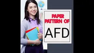 PAPER PATTERN OF AFD || CA AND ACCA