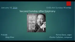 January 18, 2026, Second Sunday After Epiphany, Wesley UMC, Worcester MA